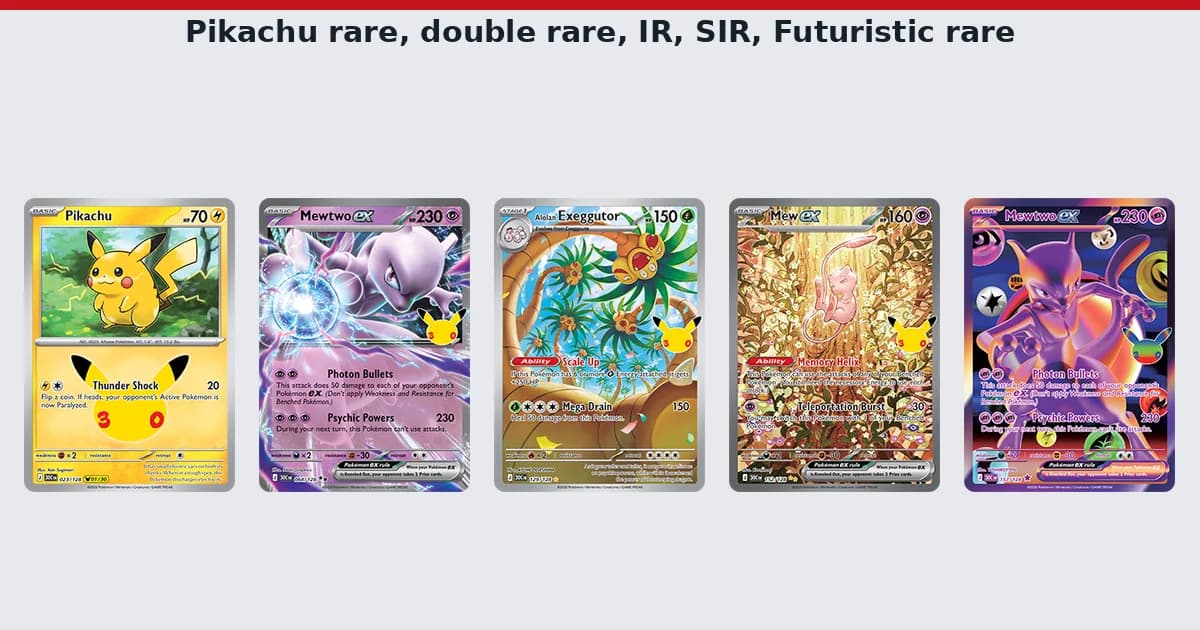 Pokemon Card Rarity Symbols Explained: Every Star and Shape